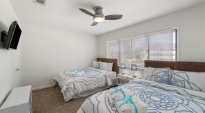2 habitaciones, tabla de planchar con plancha, wifi y ropa de cama