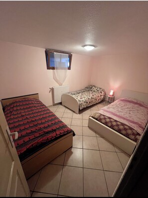 3 chambres, Wi-Fi, literie fournie