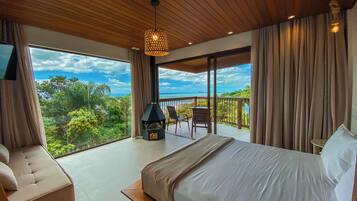 Deluxe Double Room, 1 Queen Bed with Sofa bed, Balcony, Sea View | Premium bedding, desk, laptop workspace, soundproofing