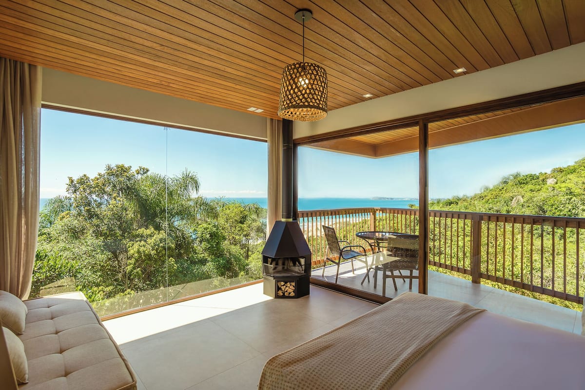 Deluxe Double Room, 1 Queen Bed with Sofa bed, Balcony, Sea View | Premium bedding, desk, laptop workspace, soundproofing