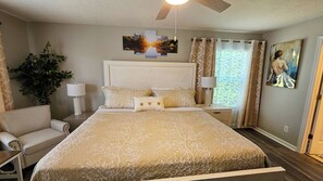 4 bedrooms, in-room safe, iron/ironing board, travel crib