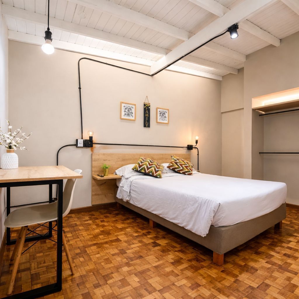 Economy-huoneisto (FRN104) | Työpöytä, ilmainen Wi-Fi