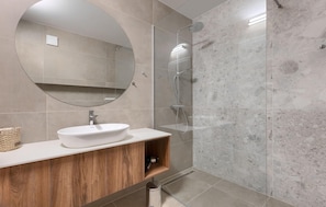 Shower, hair dryer