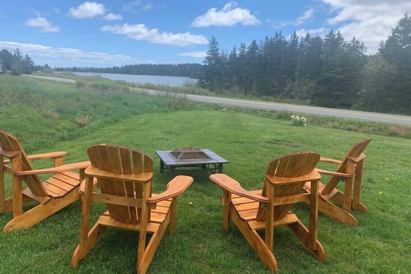 Firepit with a view