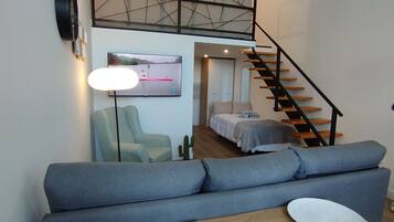 1 slaapkamer, een strijkplank/strijkijzer, gratis wifi, beddengoed