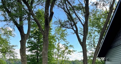 Cozy winter wonderland on beautiful Lake Wissota.