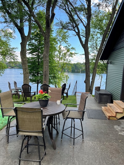 Cozy winter wonderland on beautiful Lake Wissota.