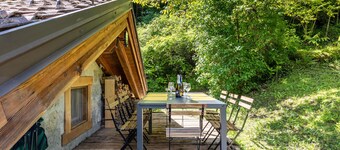 ‘Wunderchalet‘ chalet with mountain view, private grounds, terrace