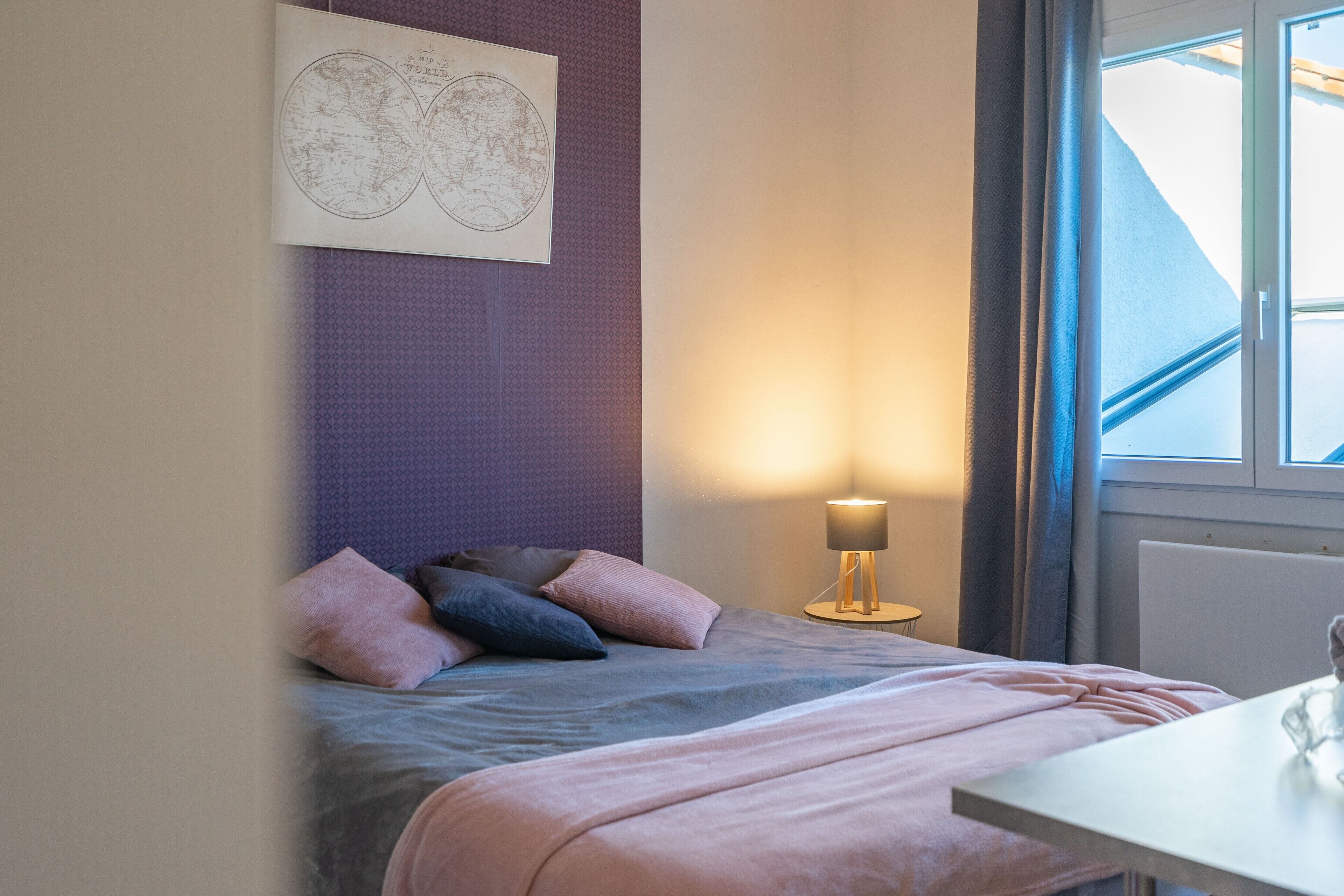 2 chambres, fer et planche à repasser, Wi-Fi gratuit