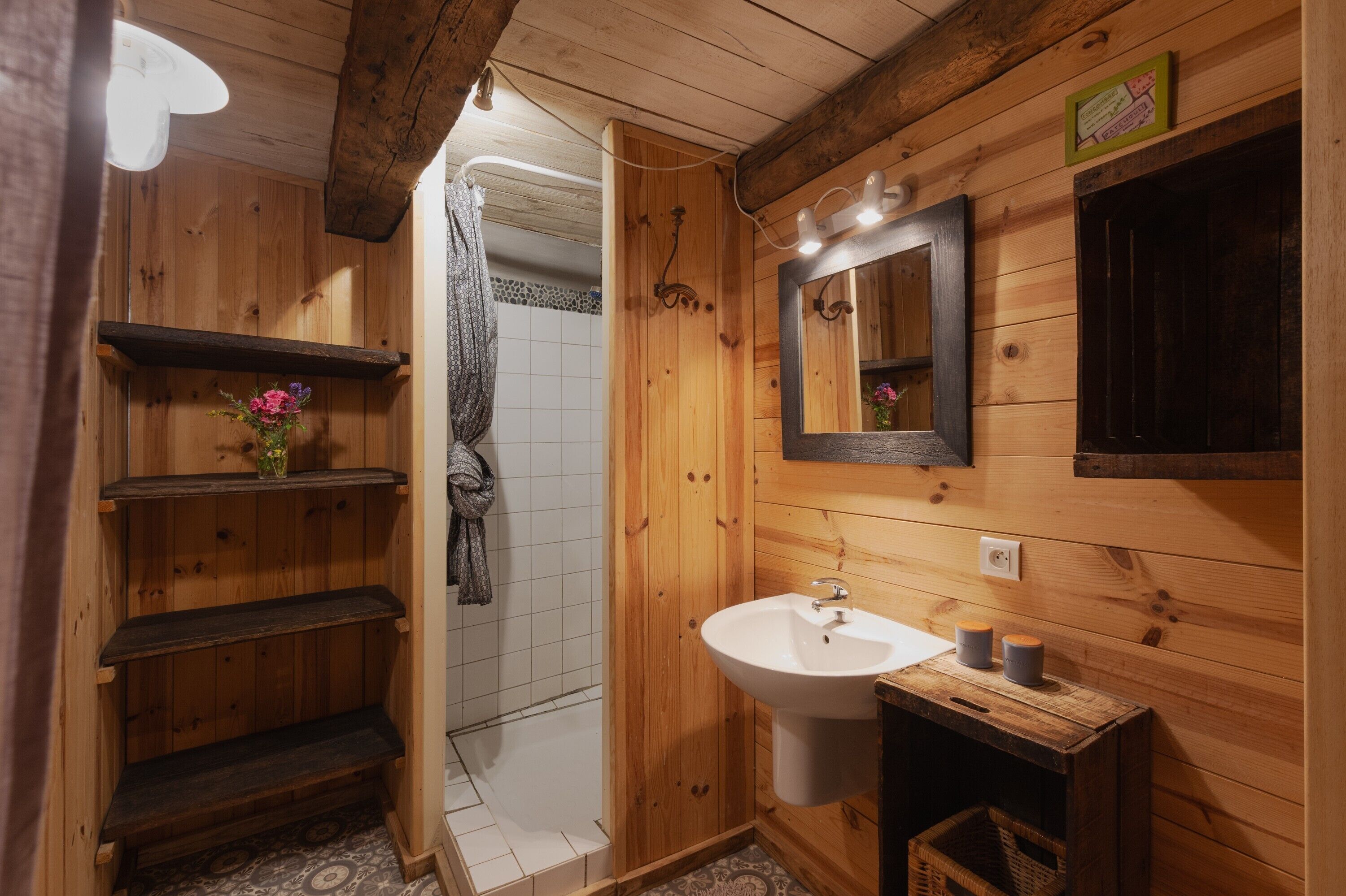 Dusche, Handtücher