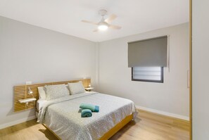 2 chambres, fer et planche Ă repasser, Wi-Fi gratuit, draps fournis