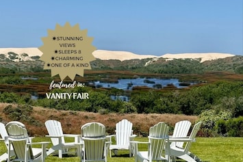 See inVanity Fair: Enjoy stunning views of the private lakes and sand dunes located on Dune Lakes property. Until recently, this was an invitation only property. This is a unique property with history and a story. Come write your own story here.