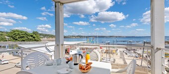 Vue sur mer | Appt + TV à 150m de la plage