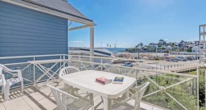 Balcon avec vue sur mer | Appt 6p + Accès sauna