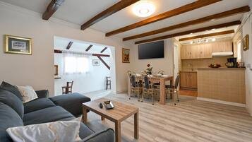 TV connectée, cheminée, chaßne hi-fi