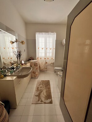 Hair dryer, bidet, towels, soap - 2 Bedroom Apartment in Fondi (Fondi)