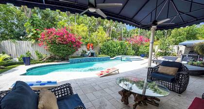 Magnificient Tropical Pool House Miami South Brickell - Spa / Heated Pool
