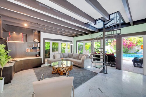 Magnificient Tropical Pool House Miami South Brickell - Spa / Heated Pool