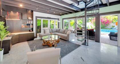 Magnificient Tropical Pool House Miami South Brickell - Spa / Heated Pool