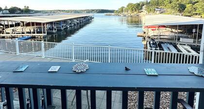 Lakefront main channel views! Boat slip!