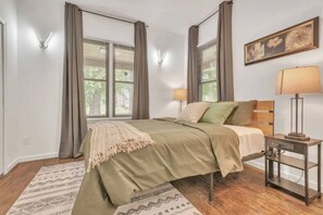 Desk, iron/ironing board, free WiFi, bed sheets