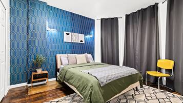 Desk, iron/ironing board, free WiFi, bed sheets