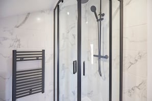 Shower, hair dryer