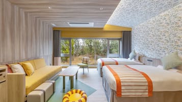 Quarto duplo luxo, para não fumantes | Cofres nos quartos, roupa de cama