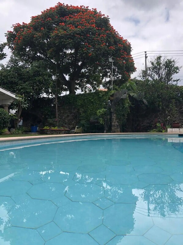 Pool - Casa Antigua Llena de Vida, Alberca en Ciudad de Cuernavaca!!!! (Cuernavaca)