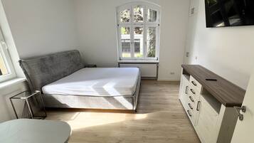 2 bedrooms, iron/ironing board, travel crib, WiFi