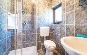 Shower, hair dryer