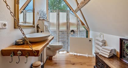 Holiday Home 'Wohlfühlurlaub In Der Scheune' with Private Terrace, Wi-Fi and Air Conditioning