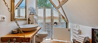 Holiday Home 'Wohlfühlurlaub In Der Scheune' with Private Terrace, Wi-Fi and Air Conditioning