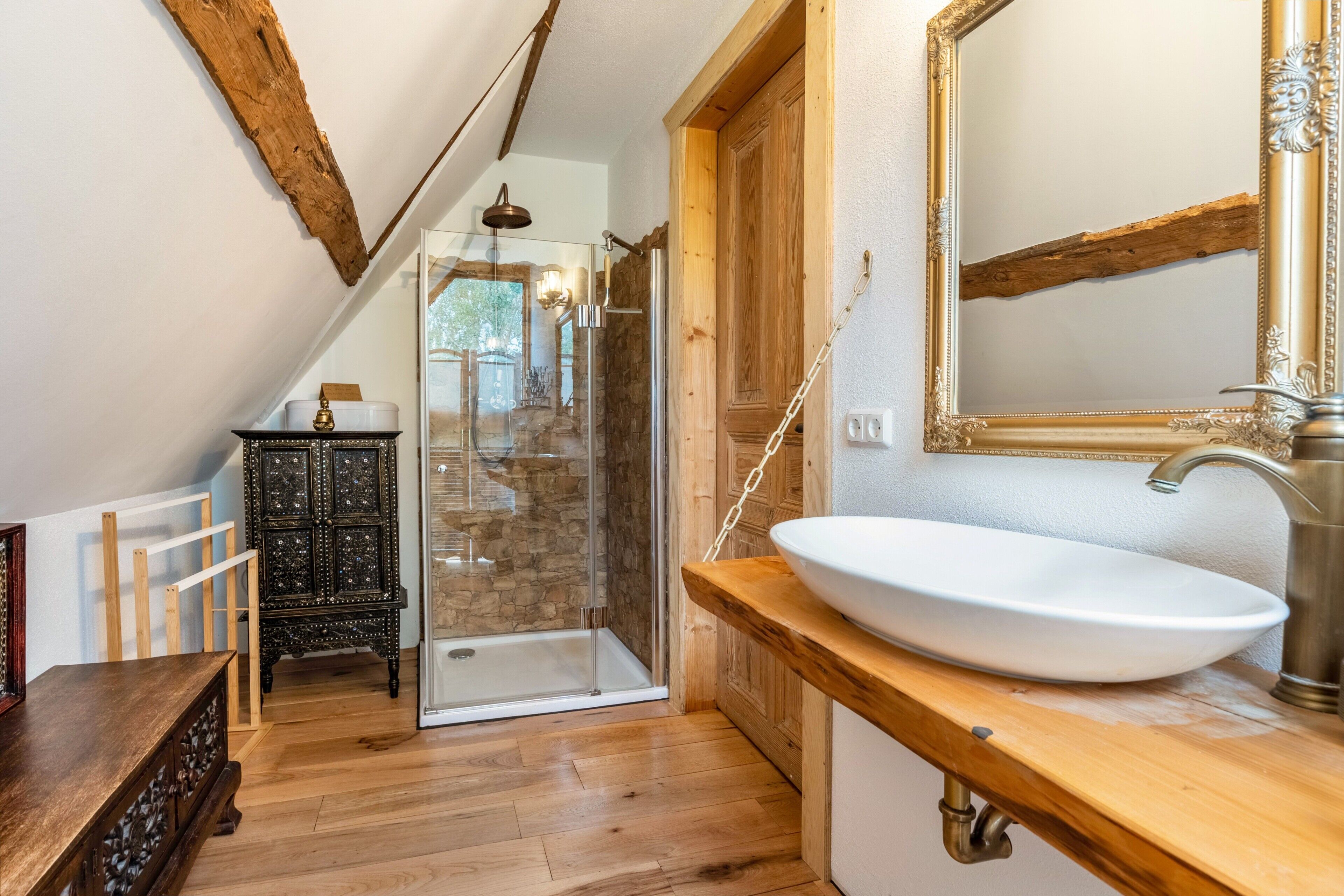 Dusche, Handtücher