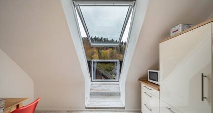 Appartement 'Ferienwohnung Burgblick' avec vue sur les montagnes, jardin partagé et Wi-Fi