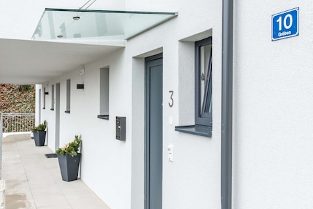 Exterior detail. Apartment 'Ferienwohnung Unterlechner - Apt 3' with Mountain View, Private Terrace and Wi-Fi