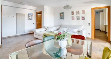GuestHost - Brand new 92 sqm apartment with two balconies, perfect for 6 people, located on the first floor of a modern building with lift, inside a splendid gated residence.The accommodation is located in a quiet residential neighborhood of Perugia, a 1