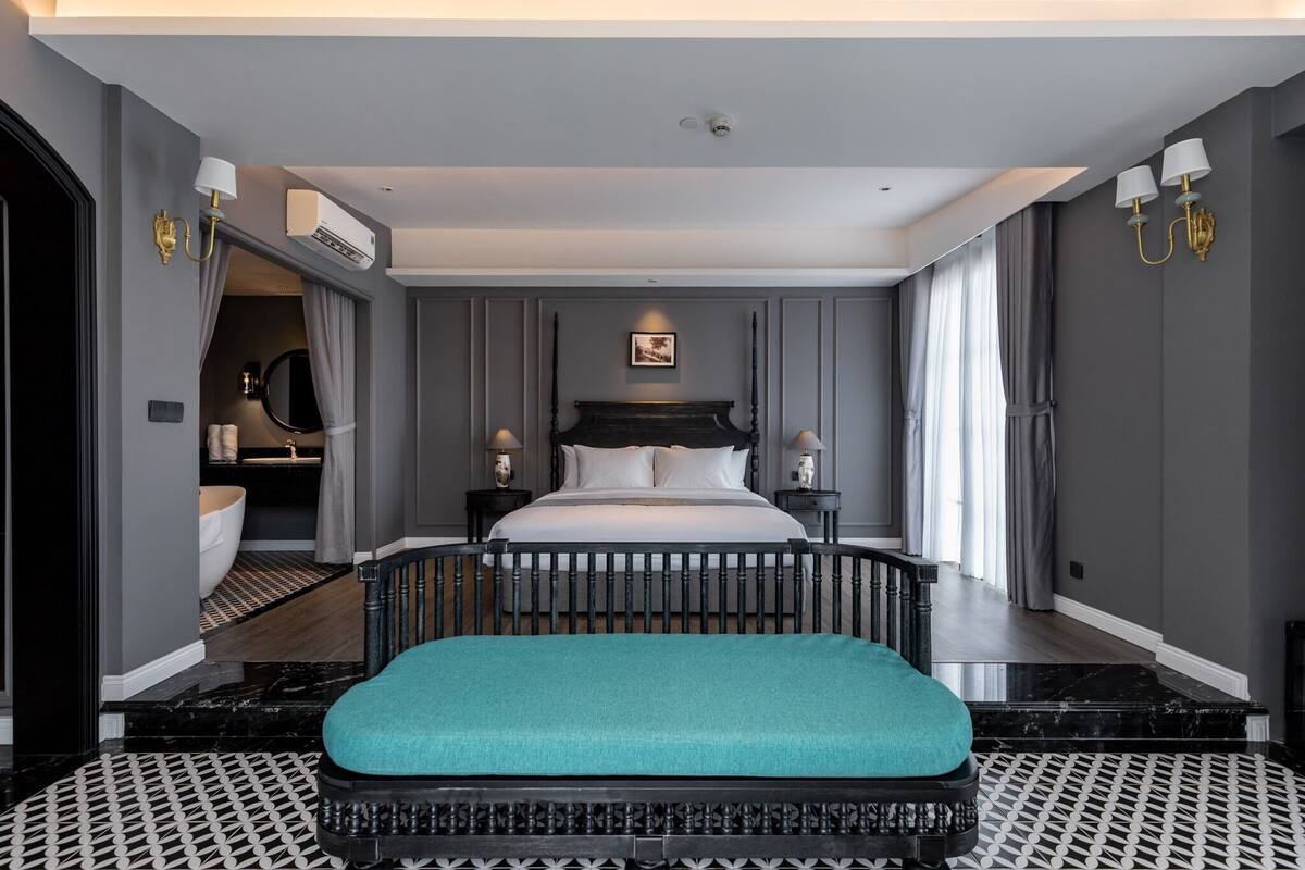Phòng đôi Executive | Minibar với thức uống miễn phí, bàn 