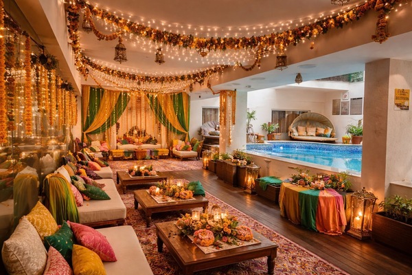 Indoor wedding