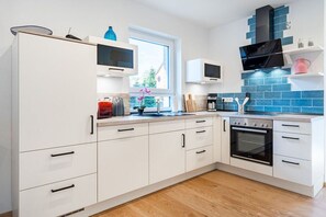 Kühlschrank, Ofen, Herdplatte, Geschirrspüler