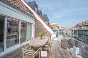 Outdoor dining - Elegance Floor, Luxury on the top floor (Knokke-Heist)