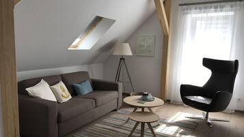 Een smart-tv en een stereo