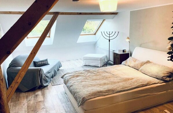 2 bedrooms, iron/ironing board, travel cot, free WiFi - Holiday apartment Nordnest (Dornum)