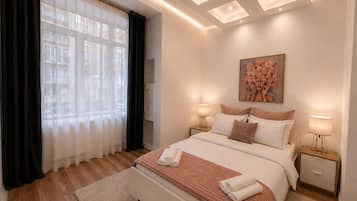 Apartamento | 1 dormitorio, sábanas de algodón egipcio, ropa de cama de alta calidad