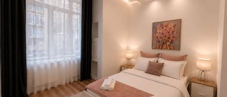 Apartment | 1 bedroom, Egyptian cotton sheets, premium bedding