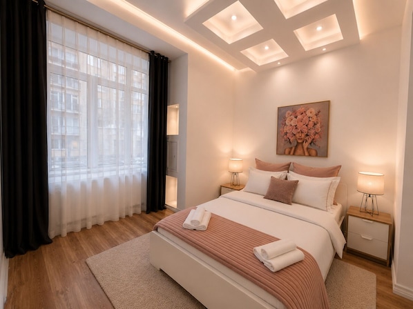 Apartment | 1 bedroom, Egyptian cotton sheets, premium bedding - Victoriei Old Town Apartment (Bucharest)