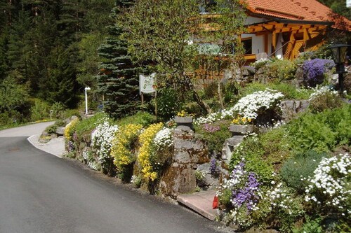 Uitzicht op het dal in het "Vakantiehuis Schenk"