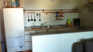 Kühlschrank, Ofen, Herdplatte, Geschirrspüler