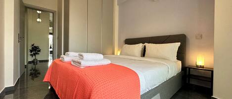 1 soveværelse, strygejern/strygebræt, Wi-Fi, sengetøj