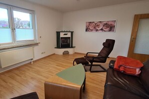 TV connectée, cheminée